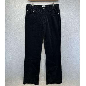 ITW By Claude Brown Women’s Pants Corduroy Jeans Size 4 Black Straight Leg
